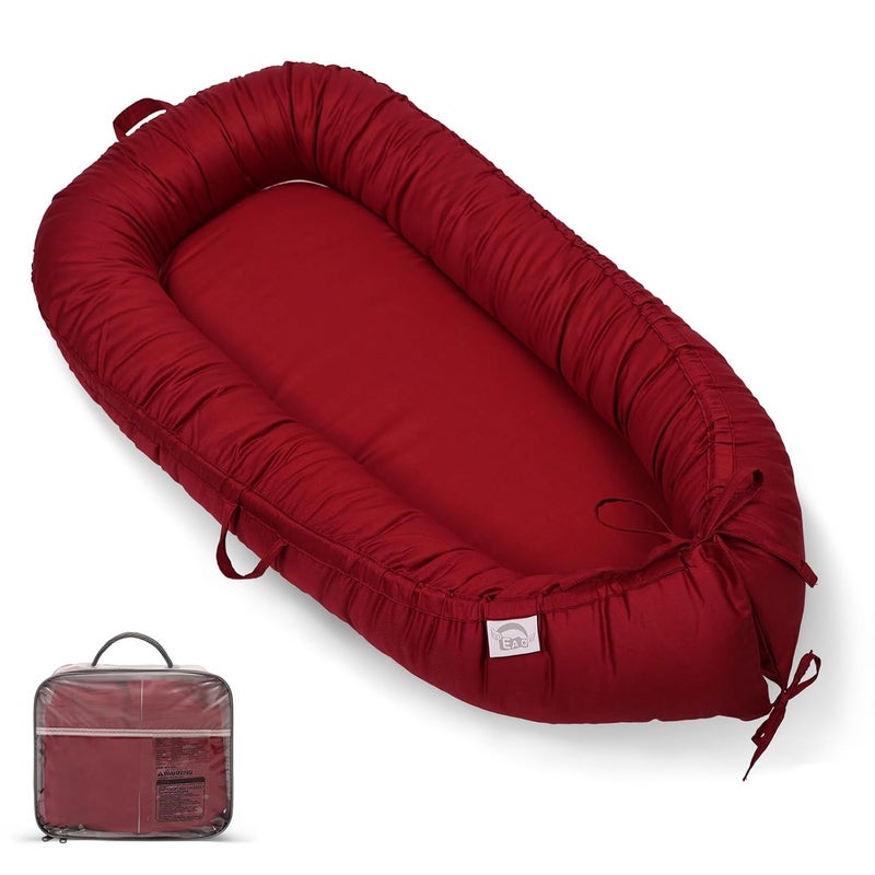 EAQ Baby Lounger, Infant Lounger for Newborn,Portable Baby Nest Cover Breathable & Soft, Newborn Essentials - Image 1